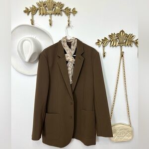 SPRING Oak& Fort Over size Blazer Kakhi S/M ptp 24” l 32”